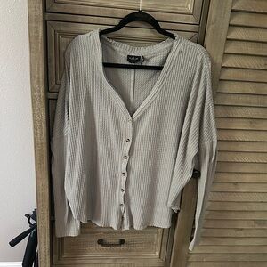 Urban Outfitters Light Gray Knit Sweater